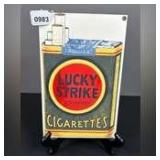 Andy Rooney Lucky Strike Porcelain Sign