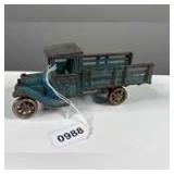 Arcade Stake Bed Cast Iron Truck