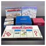 Monopoly, Trivial Pursuit, Redneck Life, & Misc Board Games