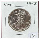 1943 Walking Liberty Half Dollar (nice Coin)