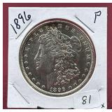 1896 Morgan Silver Dollar