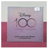 Disney 100 Years of Wonder 1 oz Silver Coin