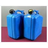 Pair of 2.5 Gallon Gas Cans