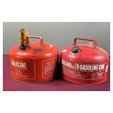 Pair of Metal Gas Cans