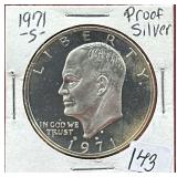 1971-S Ike One Dollar Silver Proof