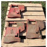 (3) International Harvester Suitcase Weights