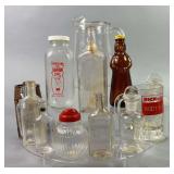 Glass Pitchers & Bottles