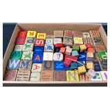 Vintage Wooden Building Blocks