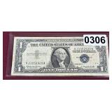 1957B Blue Seal Silver Certificate