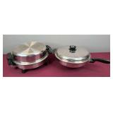 Automatic Electric Skillet & 12” Skillet