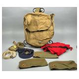 Boy Scout Hats, Belts, & Bag