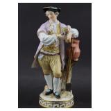 Meissen Porcelain Figure in Purple Coat