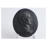 Wedgwood Black Basalt Galba Medallion