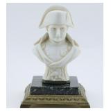 Parian Napoleon Bust on Marble & Brass Base