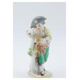 Meissen Porcelain Figure of Boy Holding Tool