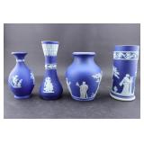 Group of Four Wedgwood Jasperware Vases