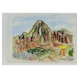 1990 J.B. Charno "Sedona, Arizona" Watercolor