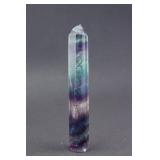 Rainbow Fluorite Polished Point, 24.4g