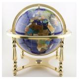 Blue Lapis Ocean Gemstone Globe