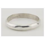 Heavy Taxco Sterling Silver Bangle Bracelet