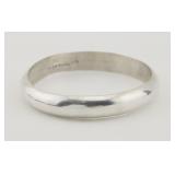 Heavy Mexican Silver Bangle Bracelet