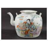 Chinese Famille Rose Teapot with Lid