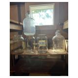 Gallon jars and jugs (10)