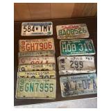 License plates (some pairs)