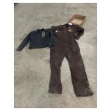 Massey Ferguson coveralls (L) & White jacket (L)