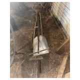 Yard tools - shovels, rakes