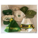 John Deere and Pioneer Hats