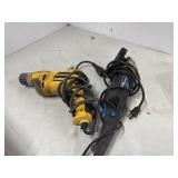 Electric DeWalt drill and Power Glide 4-1/2"