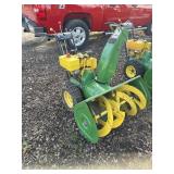 John Deere 1032 walk behind snow blower