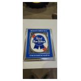 Pabst Blue Ribbon sign