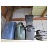 storage bins watering can first aid kit water jug