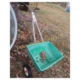 lawn fertilizer seed spreader