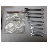 Metric wrench set