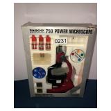 Tasco 750 power microscope