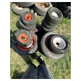 Pallet Tires & Rims (2) 24 X 18.5 Tires