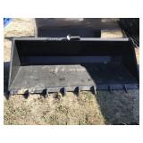 78 in. Skid Steer Bucket With Teeth