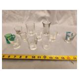 12 Collectible Shot Glasses