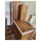 Garage Cabinet Set with Remaining Contents
