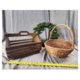 Wreath and 2 Baskets
