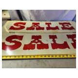 Two Sale Signs