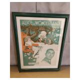 1933 Eddie Cantor, Alice in Wonderland Sheet