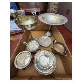 Variety of Silver plated items