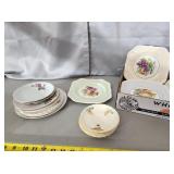 Variety of plates and serving dishes