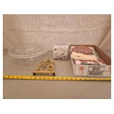 Cake Riser Plate, Box of Kitchen Towels