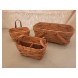 3 Longaberger Baskets