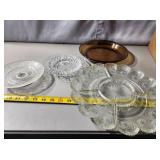 Pie Plate, Relish Plate & Other Glass